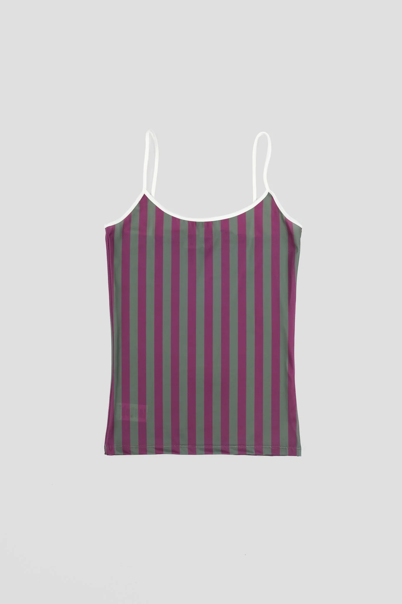 STRAPPED TOP- PURPLE - GREEN